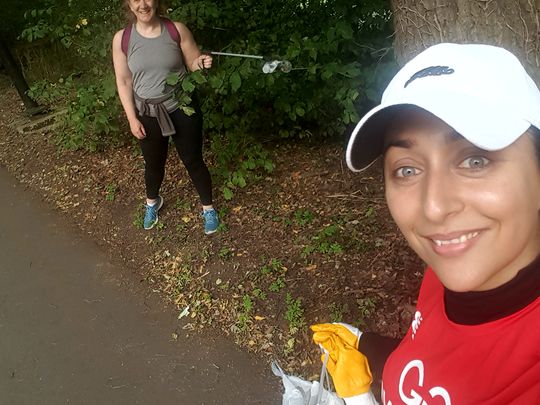 Leisurely litter pick