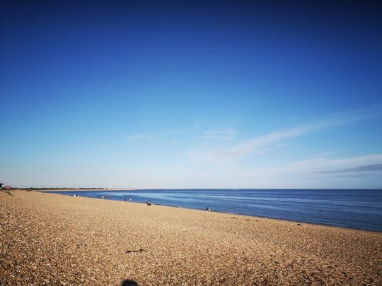 A beach of a training session 