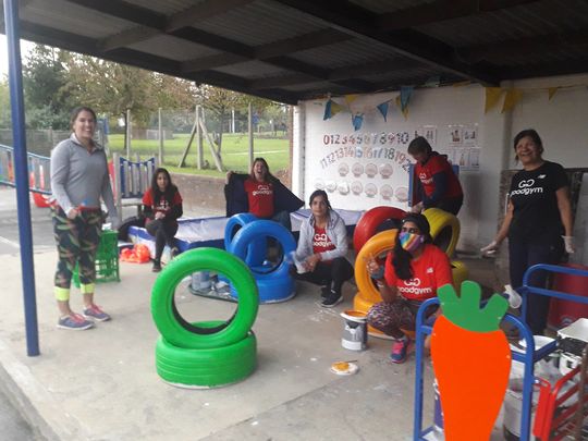 Goodgym and its technicolour dream tyres