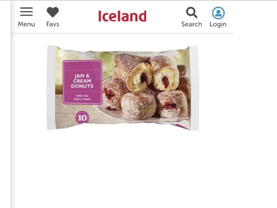 Iceland food shop