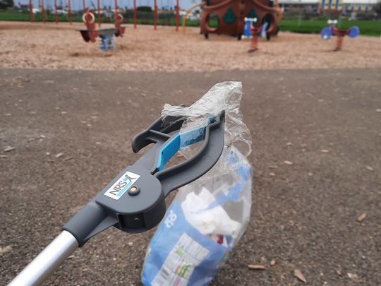 Picker picker playground litter...again