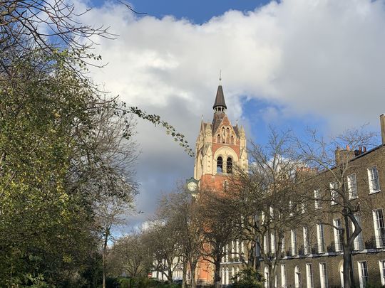 Union Chapel grounds cleanup 