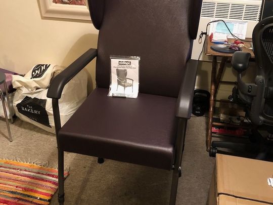 Chair-ity begins at home.