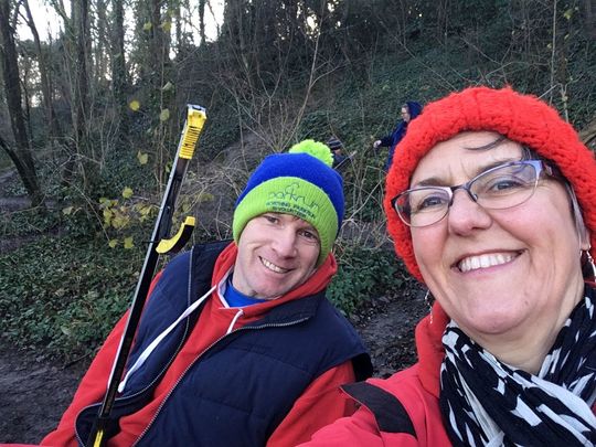 Litter picking at Foxes Forest