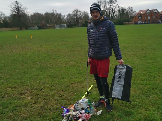 Run and litter pick