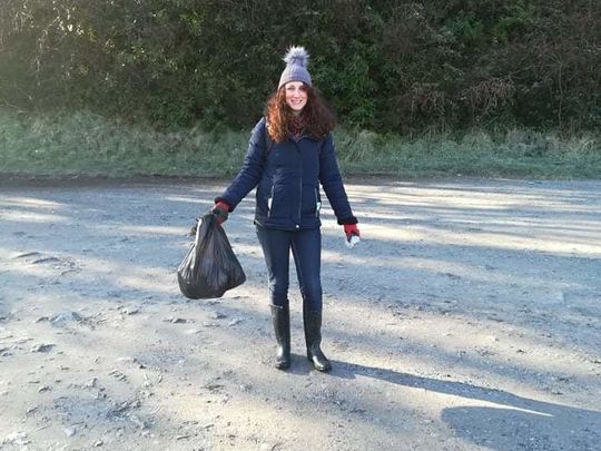 Little bit of litter picking in St Agnes