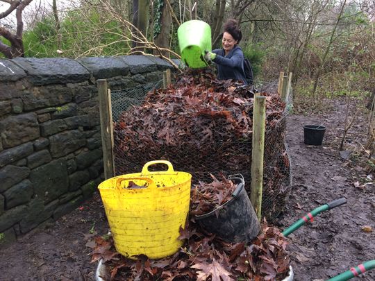 Tru-leaf-ormidable & mulch appreciated community gardening