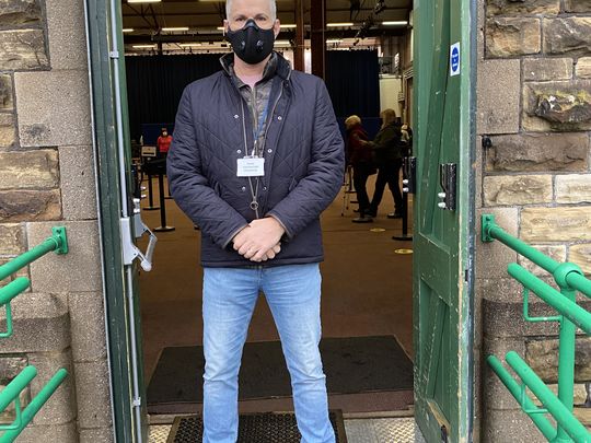 ‘Meet and Greet’ doorman at Covid Vaccine centre