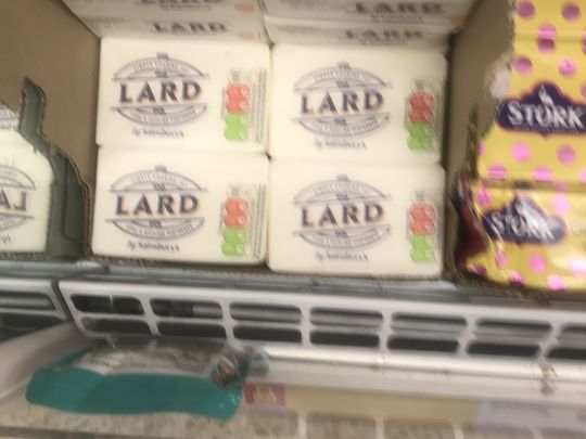 More lard for Brian 