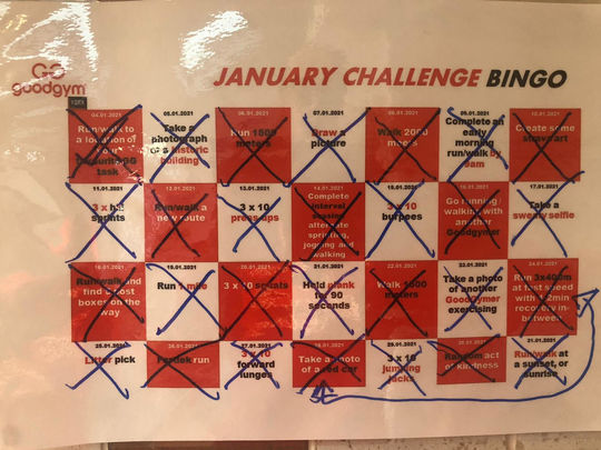 January bingo