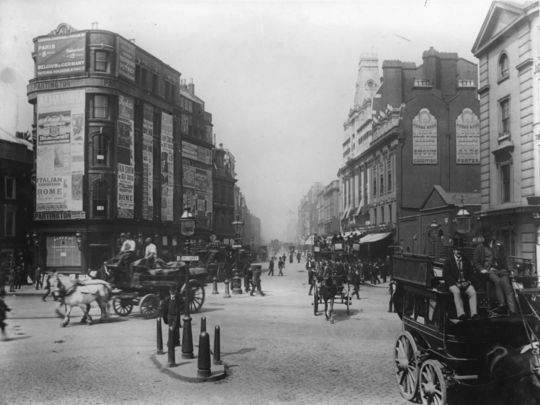 Tottenham Court Road grocery run. It's changed since I were a lad...