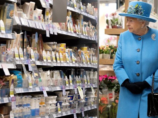 Bump into some interesting people at Waitrose