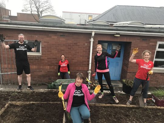 Stripping the beds!