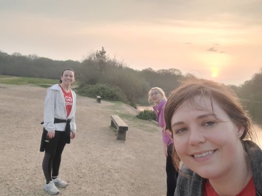 Enjoying nature's wonders at Wanstead park 