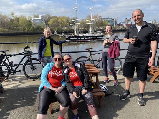 Boats and bikes for run and return