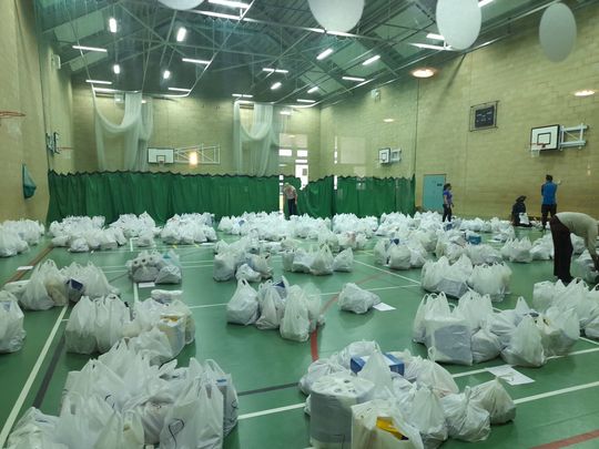 Bumper bag-packing bonanza at the foodbank