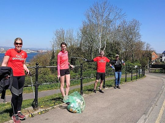 Goodgym Mussel in on Penarth