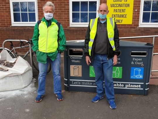 'Jab' Time Was Had Down at The Vaccine Centre