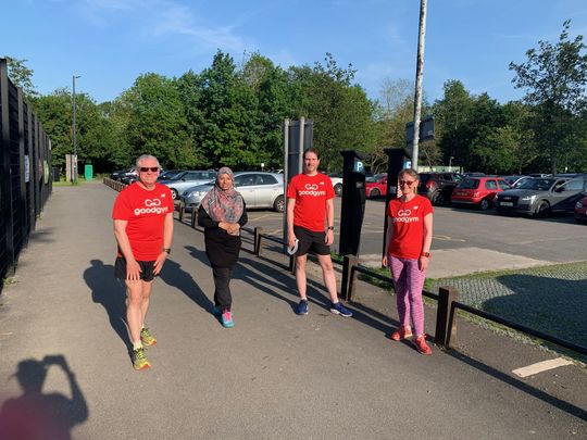 Sun's out.....GoodGym t shirts are out 