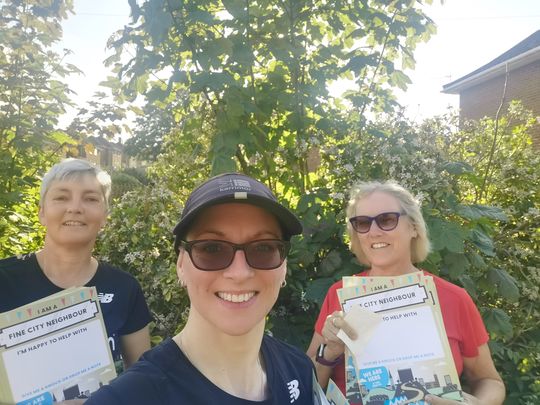 Fine sunny day - Fine City Neighbours poster delivery ☀️