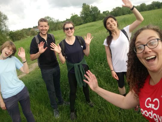 Walking Group - Five on an Eyot Island