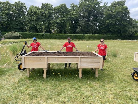 GoodGym community herbal beds filling