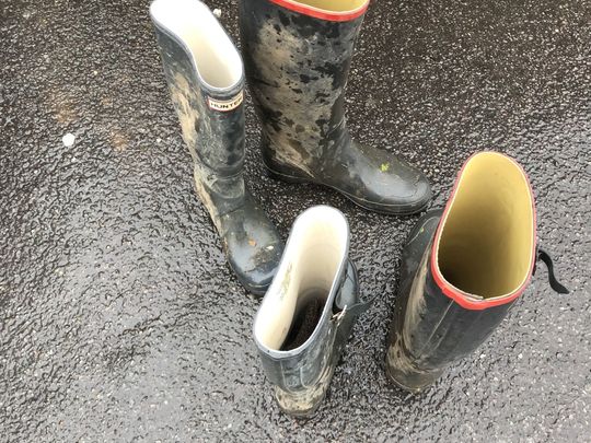 Wet wellies in June? Really?