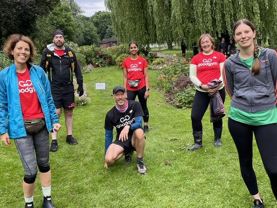 GoodGym Barnet ( and England ) coming up Roses!