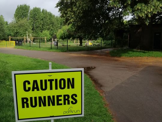 Marshalling at Junior ParkRun