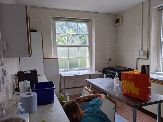 Strip out, clean up. It's time for a new kitchen.