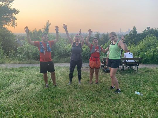 A Group Run With A View! 