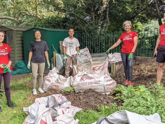 Gardening in Ruskin Park