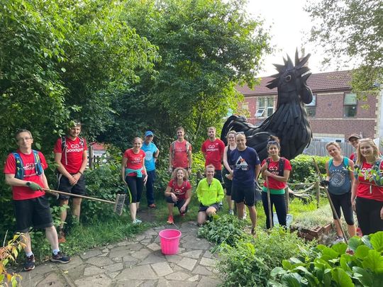 Those weeds pail-ed in comparison to the team power of GoodGym