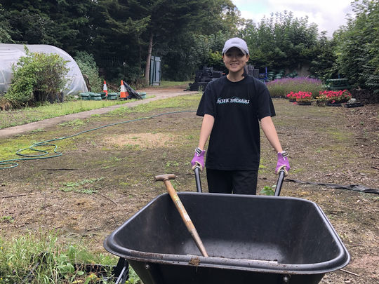 Digging in at the Wardown Volunteer Garden