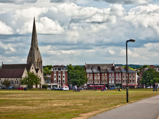 Bagging shopping at Blackheath