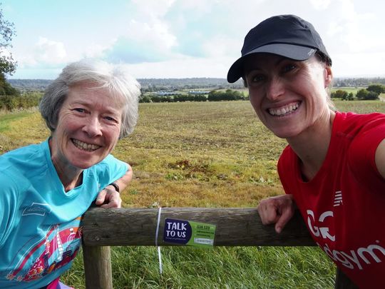 Glorious weather for a chatty 5km