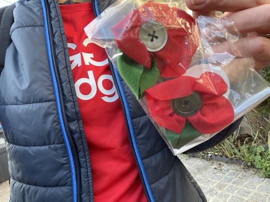 Happy to poppy by on a GoodGym mission