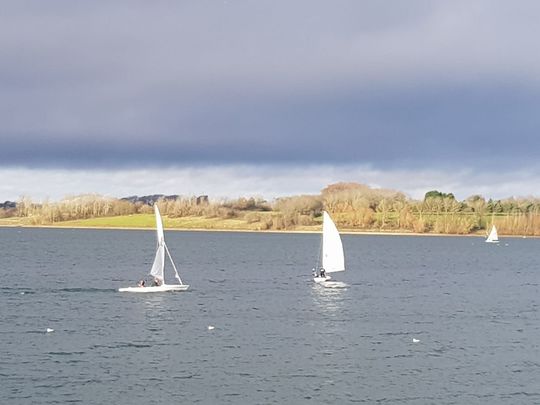 We sailed around the Draycote 10k route