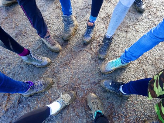 Group Walk - Word to the wise - wellies wellies wellies!