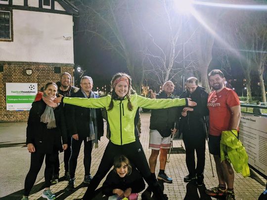 Achilles runners on a roll (a vegan sausage roll)