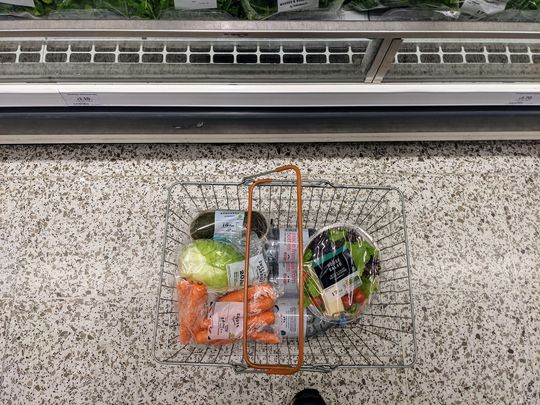 A sunny salad shop