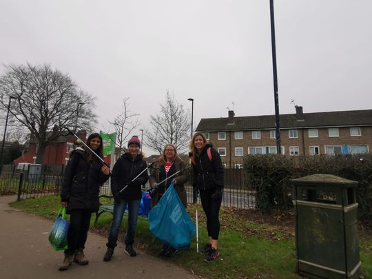 Litter Walk on a Sunday 