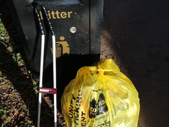 Monday morning litter pick