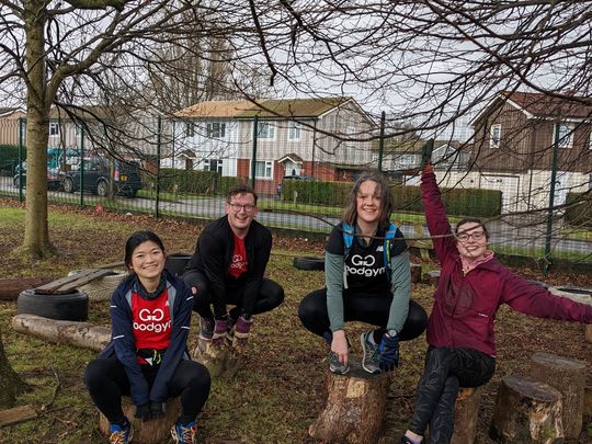 Log-ging good deeds can be quite tyre-ing