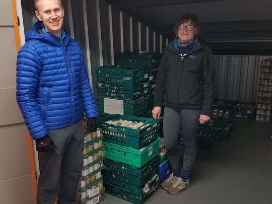 Sorting donations peas-by-peas