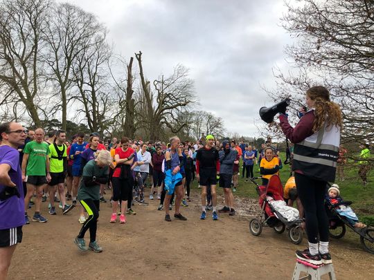 Go Girls!   International Women's Day, University Parkrun