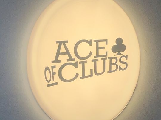 Popping out for lunch at the Ace of Clubs ♣️