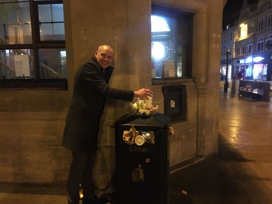 Night time litter pick 