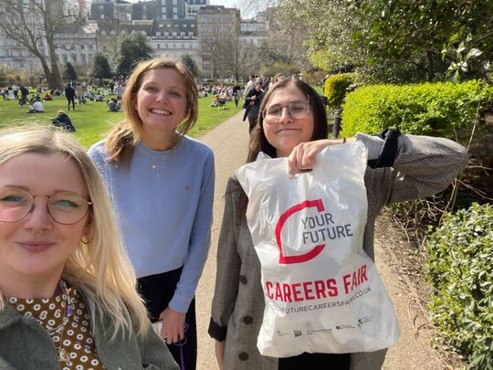 Lunchtime litter pick in the sun!