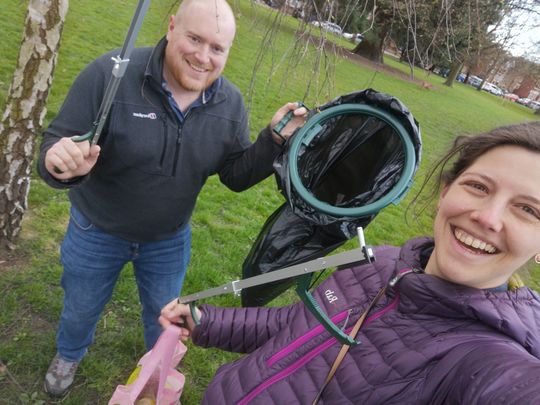 Litter pick flurries